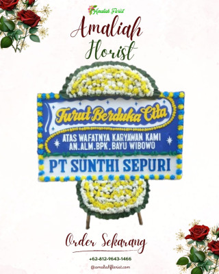 Papan Bunga Duka di Jati Mekar