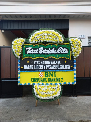 Papan Bunga Duka di Jati Mekar
